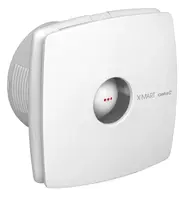 Sapho Cata X-Mart - Kúpeľňový ventilátor axiálny X-MART 10, 15 W, potrubie 100 mm, biela 01010000