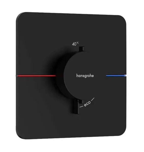 Hansgrohe ShowerSelect Comfort - Termostatická batéria pod omietku, matná čierna 15588670