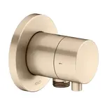 Keuco IXMO - Uzatvárací a prepínací ventil pod omietku, 2 výstupy, s pripojením sprchy, kefovaný bronz 59557031101