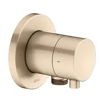 Keuco IXMO - Uzatvárací a prepínací ventil pod omietku, 2 výstupy, s pripojením sprchy, kefovaný bronz 59557031101