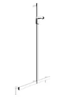 Keuco Axess - Držadlo so sprchovou tyčou 100x130 cm, s držiakom sprchy, chróm 35014011013