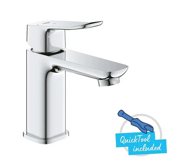 Grohe Dice - Umyvadlová baterie s výpustí Push-Open, studený start, chrom 1018610000
