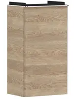 Hansgrohe Xelu Q - Umyvadlová skříňka, 63x34x27 cm, 1 dvířka, panty vpravo, přírodní dub/chrom 54017000