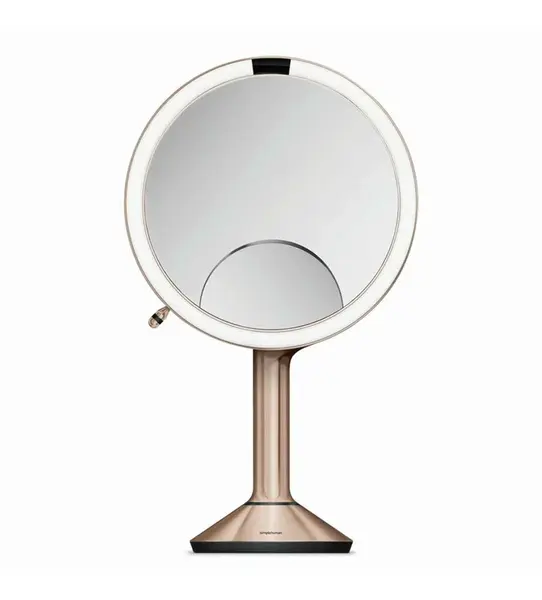 Simplehuman Kosmetická zrcadla - Kosmetické zrcátko s LED osvětlením, rose gold ST3034