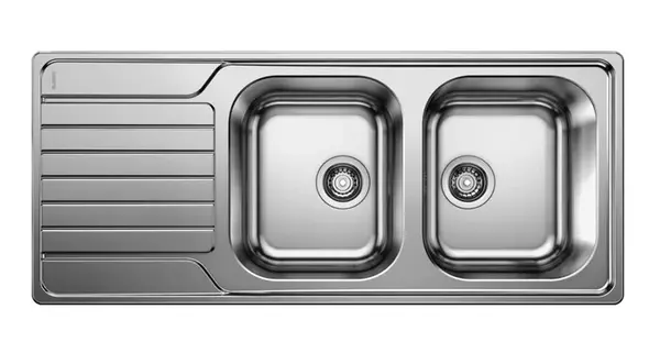 Blanco Dinas 8 - Drez, 116x50 cm, kefovaná nerezová 523376