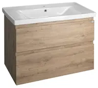 Aqualine Altair - Umývadlová skrinka 60x87x45 cm, 2 zásuvky, dub emporio AI390