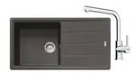 Franke Sety - Kuchynský set G264ŠB, fragranitový drez BFG 611 a batéria FS 3230.031, šedá bridlica/chróm 114.0720.164