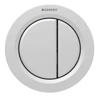 Geberit Splachovacie systémy - Oddialené ovládanie splachovania WC, pneumatické, 2-činné splachovanie, matný chróm 116.050.JQ.1