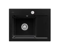 Villeroy & Boch Subway 45 - Keramický drez 65x51 cm, excentrické ovládanie, CeramicPlus, chromit 331202J0