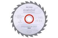 Metabo Príslušenstvo - Pílový kotúč Precision Cut Wood - Professional, 160x20 mm, Z24 628031000