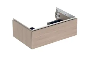 Geberit ONE - Umývadlová skrinka 74x27x47 cm, 1 zásuvka, dub 505.072.00.5