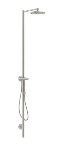 Axor Starck - Sprchový set s termostatom, priemer 24 cm, 1 prúd, vzhľad nerezová 12672800