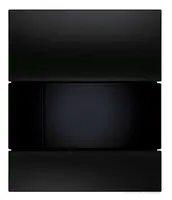 Tece TECEsquare - Ovládanie splachovania pisoáru, čierne sklo/čierna 9242809