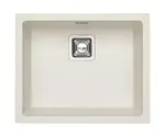 Alveus Quadrix granital - Granitový drez, 56x46 cm, s ovládaním odtoku, arctic 1128394
