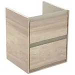 Ideal Standard Connect Air - Umývadlová skrinka, 43x40x52 cm, svetlé drevo/matný svetlohnedý lak E1608UK