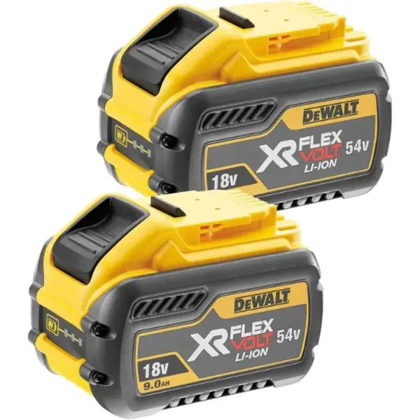DeWALT Příslušenství - 18/54 V akumulátor XR FLEXVOLT 9,0/3,0 Ah, 2 ks DCB547X2