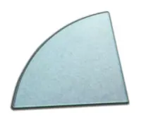 Novaservis Náhradné diely - Sklo rohovej poličky, číre 0135,X