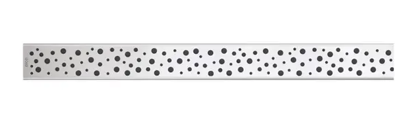 Alcadrain Rošty - Rošt pro liniový podlahový žlab 55 cm, nerez lesk BUBLE-550L