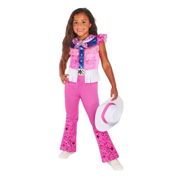 BARBIE Cowgirl detský kostým veľkosť XS(110-116cm)