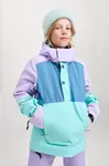 Dětská zimní bunda s membránou reima arantila tyrkysová/fialová 152