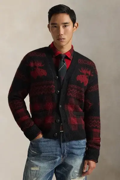 Kardigan s prímesou vlny Polo Ralph Lauren