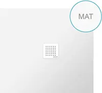 Polysan Flexia - Sprchová vanička 110x100 cm, matná biela 72922MAT