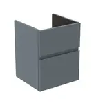 Ideal Standard Finesse - Umývadlová skrinka, 43x40x54 cm, 2 zásuvky, Ribbed Matt ashblue E3405UQ