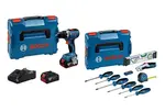Bosch - 18V AKU vŕtací skrutkovač GSR 18V-65, s príslušenstvom, 2x aku 5,0 Ah Li-Ion, nabíjačka 0615A5007K