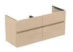 Ideal Standard Finesse - Umývadlová skrinka, 120x44x55 cm, 4 zásuvky, biely dub E3390US