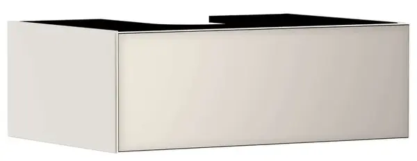 Hansgrohe Xevolos E - Umývadlová skrinka, 28x78x55 cm, 1 zásuvka, matná béžová/metalická béžová 54311790