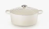 Le Creuset Signature - Pekáč kruhový s pokrievkou, objem 5,3 l, meringue 21177267164430