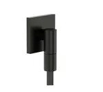 Hansgrohe FixFit Fine E - Nástenné kolienko, kefovaný čierny chróm 28883340