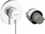 Hansgrohe Zesis S - Sprchová batéria pod omietku, s telesom, chróm 74618000