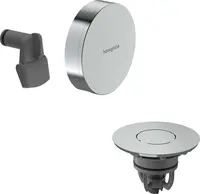 Hansgrohe Exafill - Vrchná súprava k vaňovej odtokovej a prepadovej súprave s napúšťaním, Push-Open, chróm/chróm 58131000