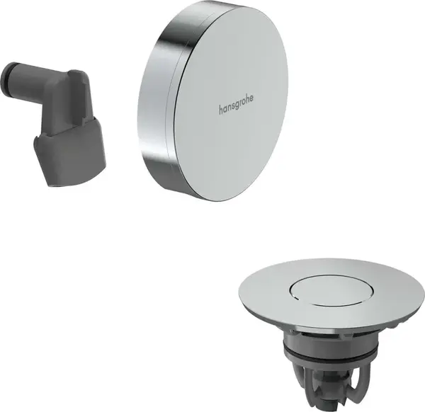 Hansgrohe Exafill - Vrchná súprava k vaňovej odtokovej a prepadovej súprave s napúšťaním, Push-Open, chróm/chróm 58131000