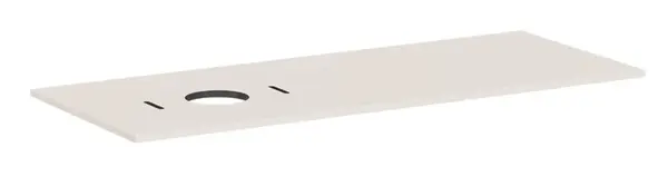 Hansgrohe Xilesa E - Doska pod umývadlo, 138x55 cm, výrez vľavo, matná béžová 54278780