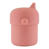 Pura my-my silikónový pohárik s náustkom - Rose