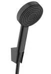 Hansgrohe Pulsify S - Set sprchovej hlavice, držiaka a hadice, EcoSmart+, matná čierna 24307670