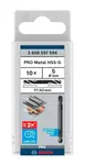 Bosch Príslušenstvo - Súprava vrtákov do kovu, obojstranné, 5x62 mm, 10 ks 2608597594