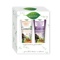 BIO BIONE Cannabis balzám + Kostival balzám dárková kazeta 2 ks