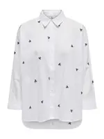 ONLY Blúzka 'ONLNEW LINA GRACE'  čierna / biela