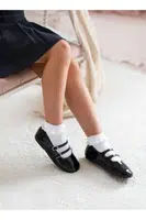 Milena Dětské punčocháče s krajkou bílé