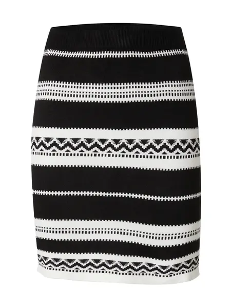 ABOUT YOU Sukňa 'Pernilla'  čierna / biela