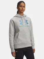 Under Armour UA Rival Flc Shimmer Hdy-GRY Women's Sweatshirt - Women's