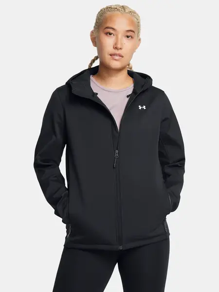 Dámská bunda Under Armour W Shield Hooded Jacket-BLK - Dámské
