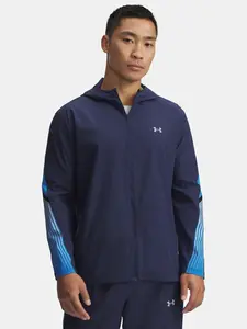 Pánská bunda Under Armour UA Velociti Storm Hooded Jkt-BLU - Pánské