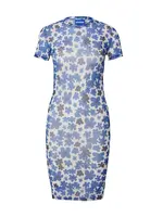 HUGO Šaty 'Nasaja_B'  modrá / čierna / biela