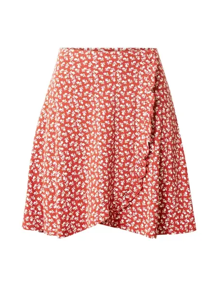 ABOUT YOU Sukňa 'Allie'  hrdzavo červená / biela