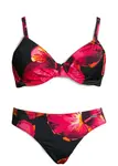 LASCANA Bikiny  červená / čierna