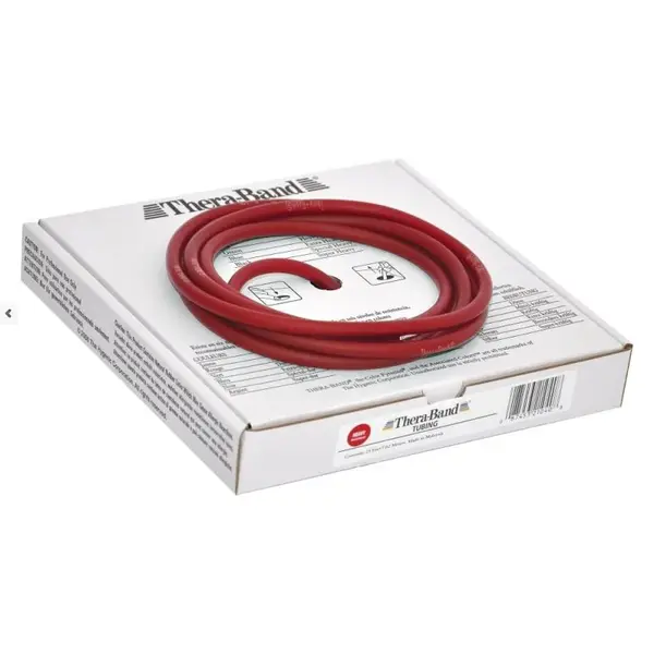 Thera-Band Tubing 7,5 m, červená, stredne silná